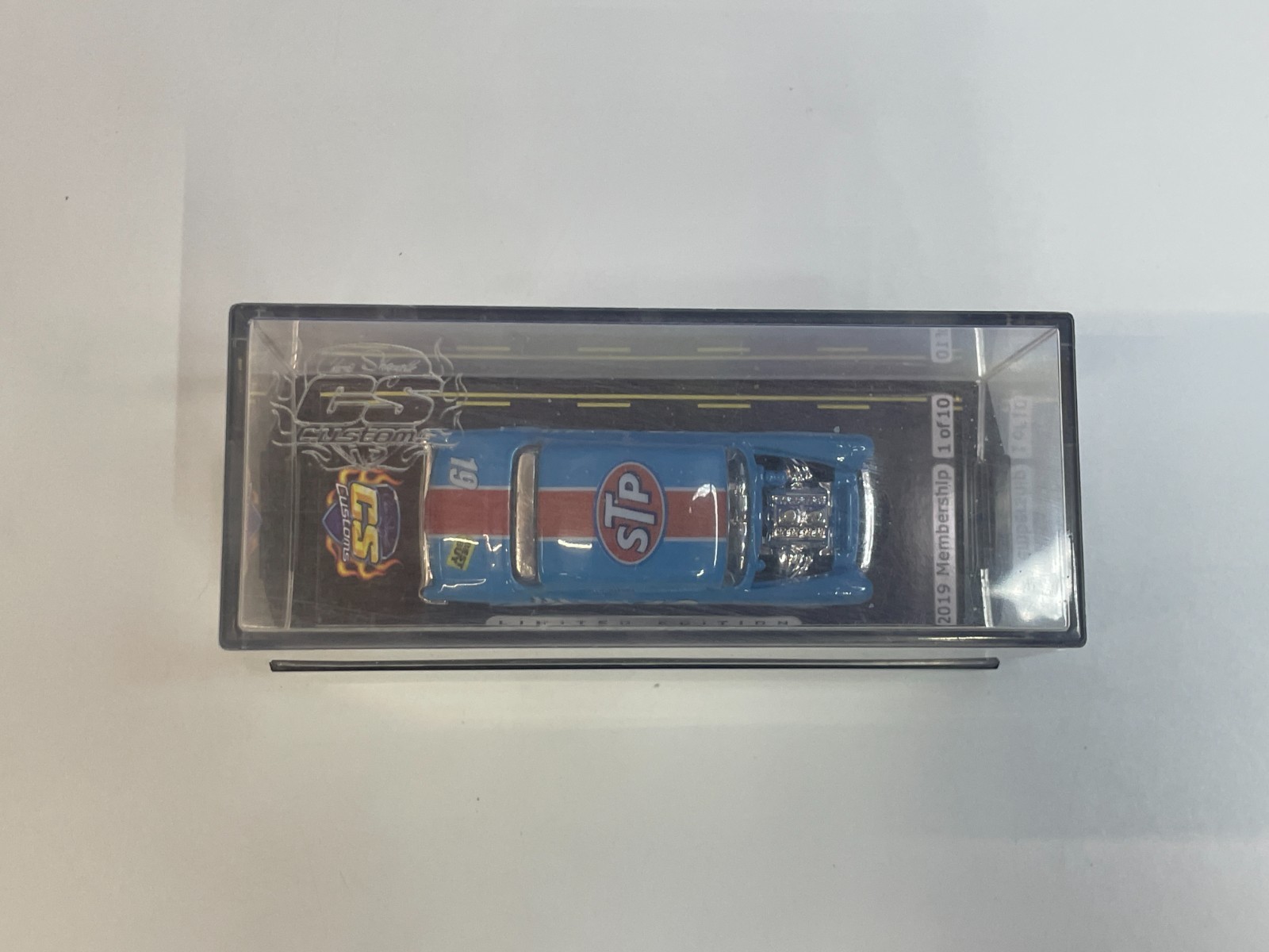 HOT WHEELS 1/64 CHRIS STANGLER CUSTOM ’55 CHEVY BEL AIR GASSER 2019 MEMBERSHIP