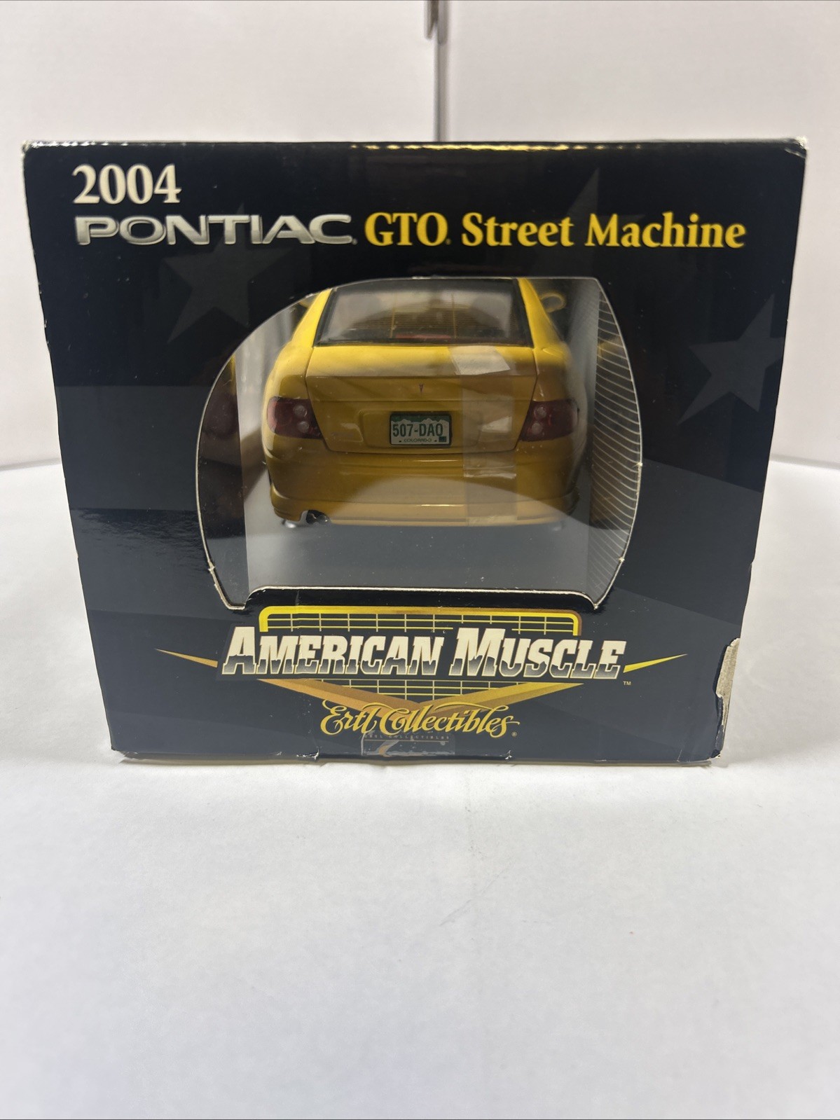 American Muscle Toys R Us Exclusive 2004 Pontiac GTO Street Machine Yellow ETRL