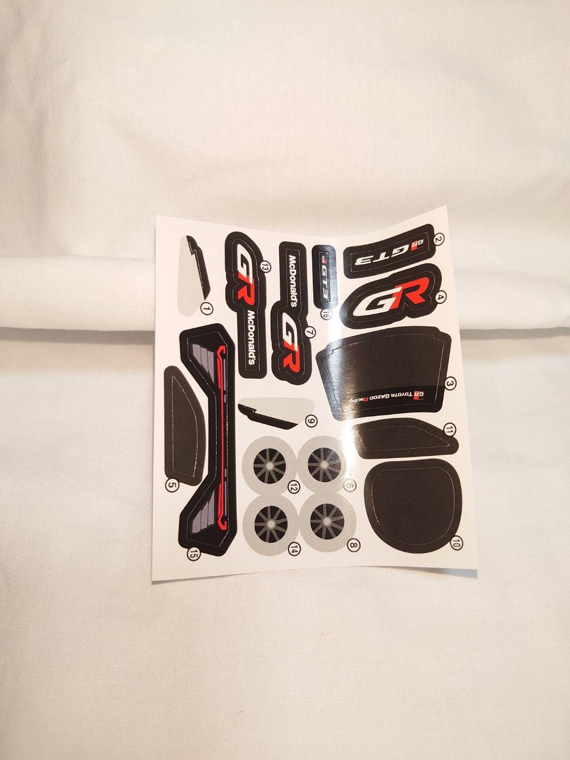 McDonalds Toyota GR GT3 Concept Rare Pocket Tomica Diecast Car Promo New NIB