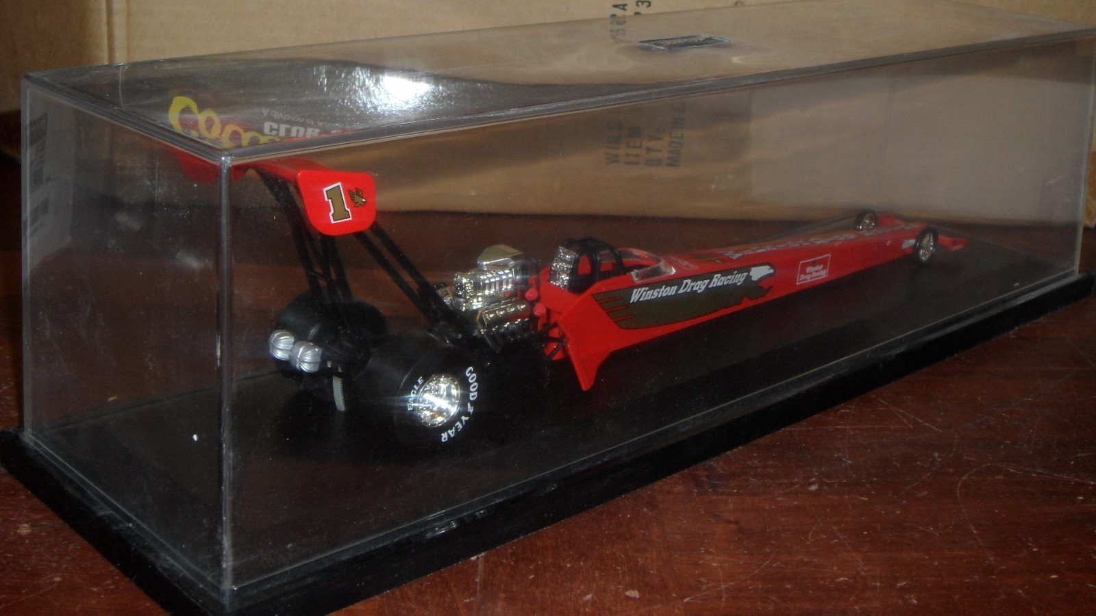 1996 Winston NHRA Drag Racing Finals 1/24 Top Fuel Dragster Promo Car & Case