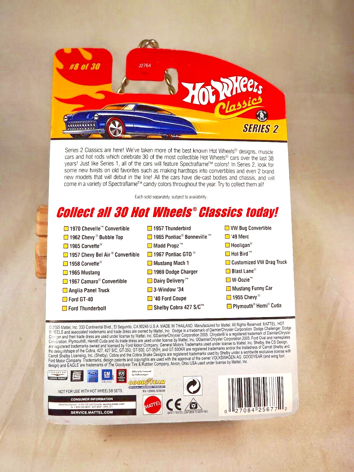 2005 Hot Wheels Classics Series 2 8/30 ANGLIA PANEL TRUCK Gold w/GDYR 5 Spokes