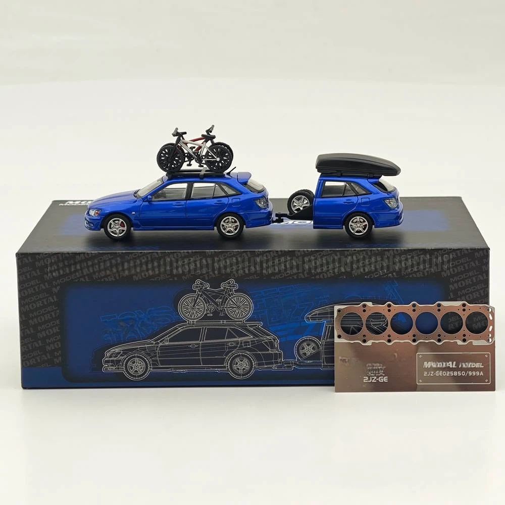 Mortal 1:64 ALTEZZA GITA Elixir Trailer Set JDM Alloy Diecast Car Collectible