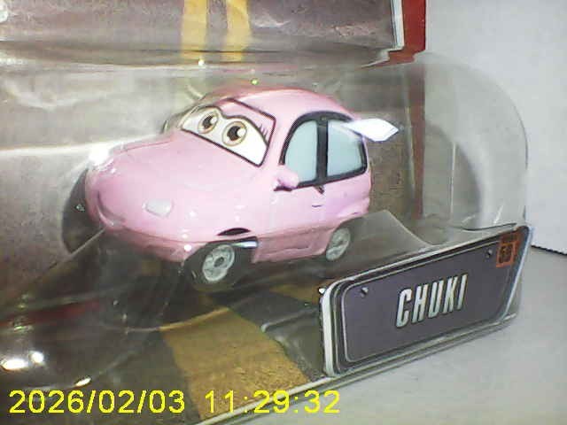 2008 Disney Pixar The World of Cars #59 “Chuki” New, Unopened Blister Package