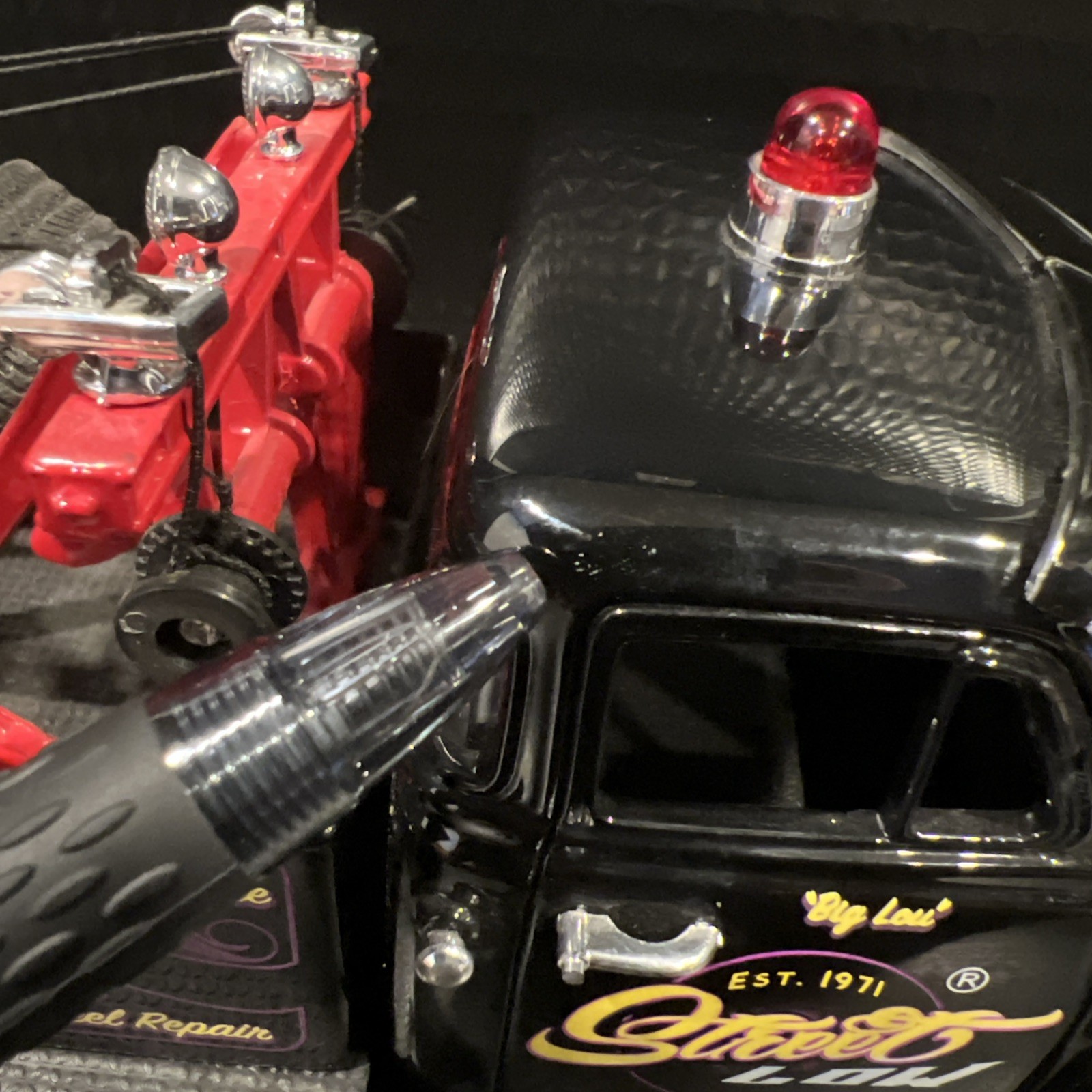 Vintage 2003 Jada Street Low 1953 Chevrolet 3100 Tow Truck Nice Cables/Paint