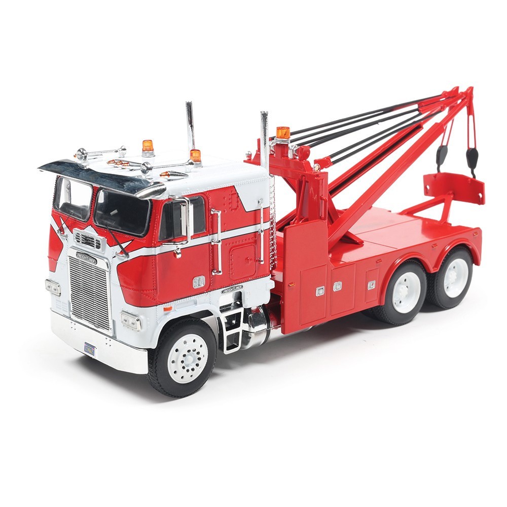 IXO MODELS 1:43 SCALE – RED – 1987 FREIGHTLINER FLA TOW TRUCK / WRECKER