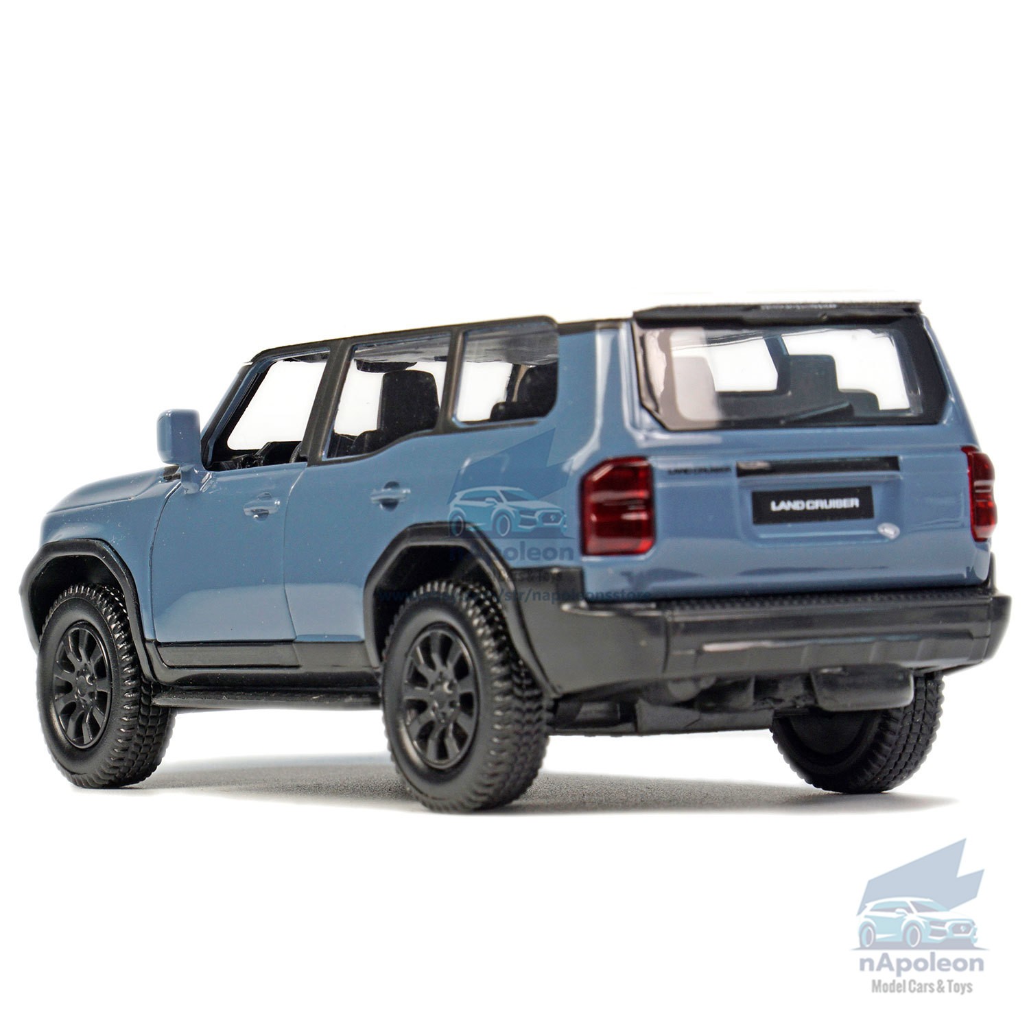 1/36 Toyota Land Cruiser 250 Model Car Diecast Toy Vehicle Gift Collection Blue