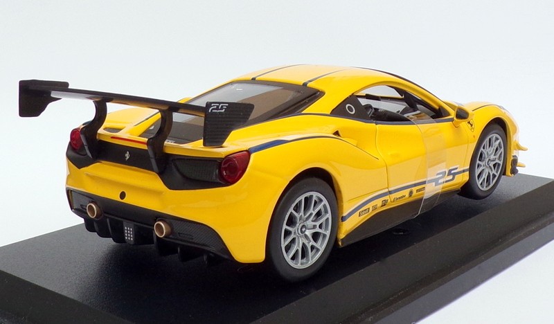 Burago 1/24 Scale Model Car 18-26307 – Ferrari 488 Challenge – Yellow