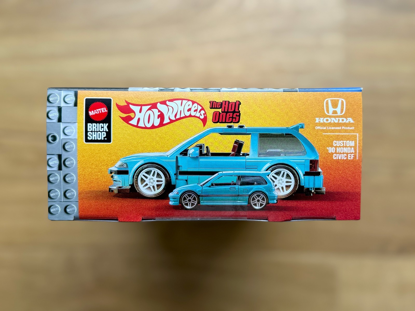 Mattel Brick Shop Hot Wheels Speed Series Custom ’90 Honda Civic EF Building Set