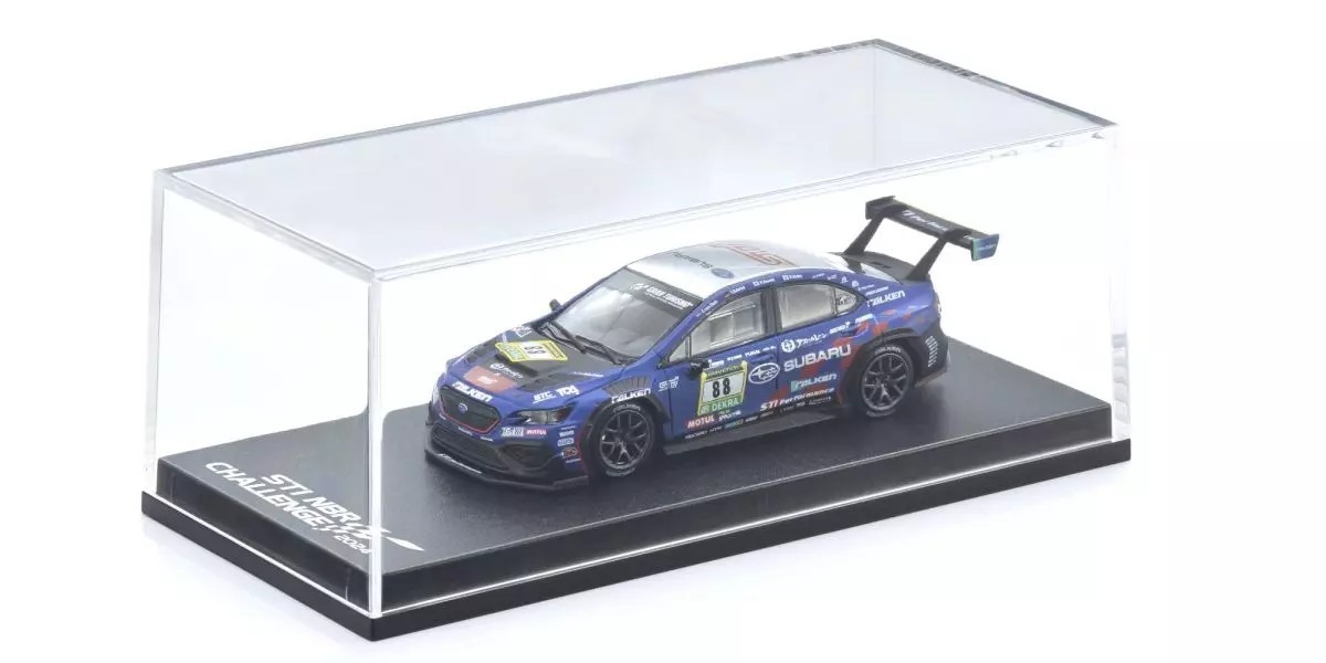 KYOSHO MINI CAR & BOOK No.24 SUBARU WRX NBR CHALLENGE 2024 K07129N24E