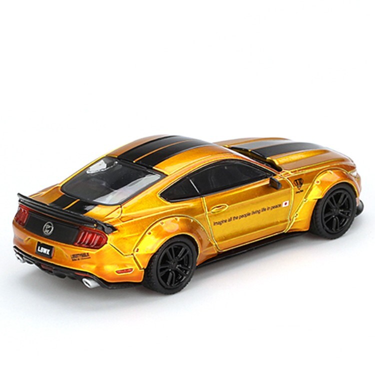 MINI GT LBWK LIBERTY WALK LB WORKS FORD MUSTANG 1/64 LB GOLD MGT00847