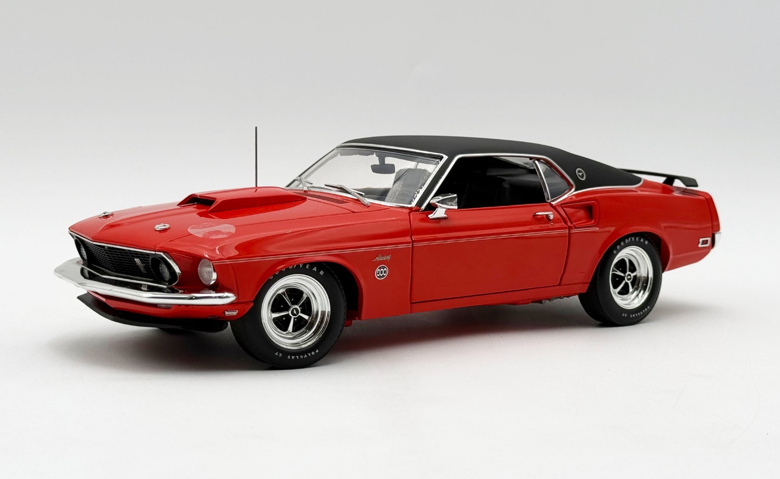 ACME SPECIAL ONLY 69 MADE – 1:18 1969 Ford Mustang 600 FLWR PWR RED – A1801890VT