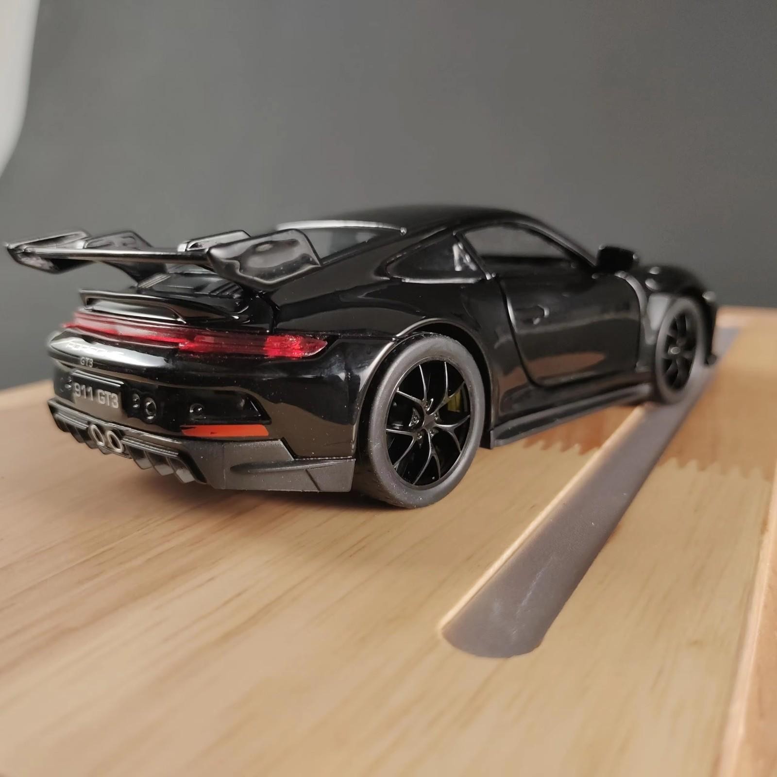 1:32 PORSCHE 911 GT3 RS Car Alloy Model Diecast with Sound Light Kids Gift NEW