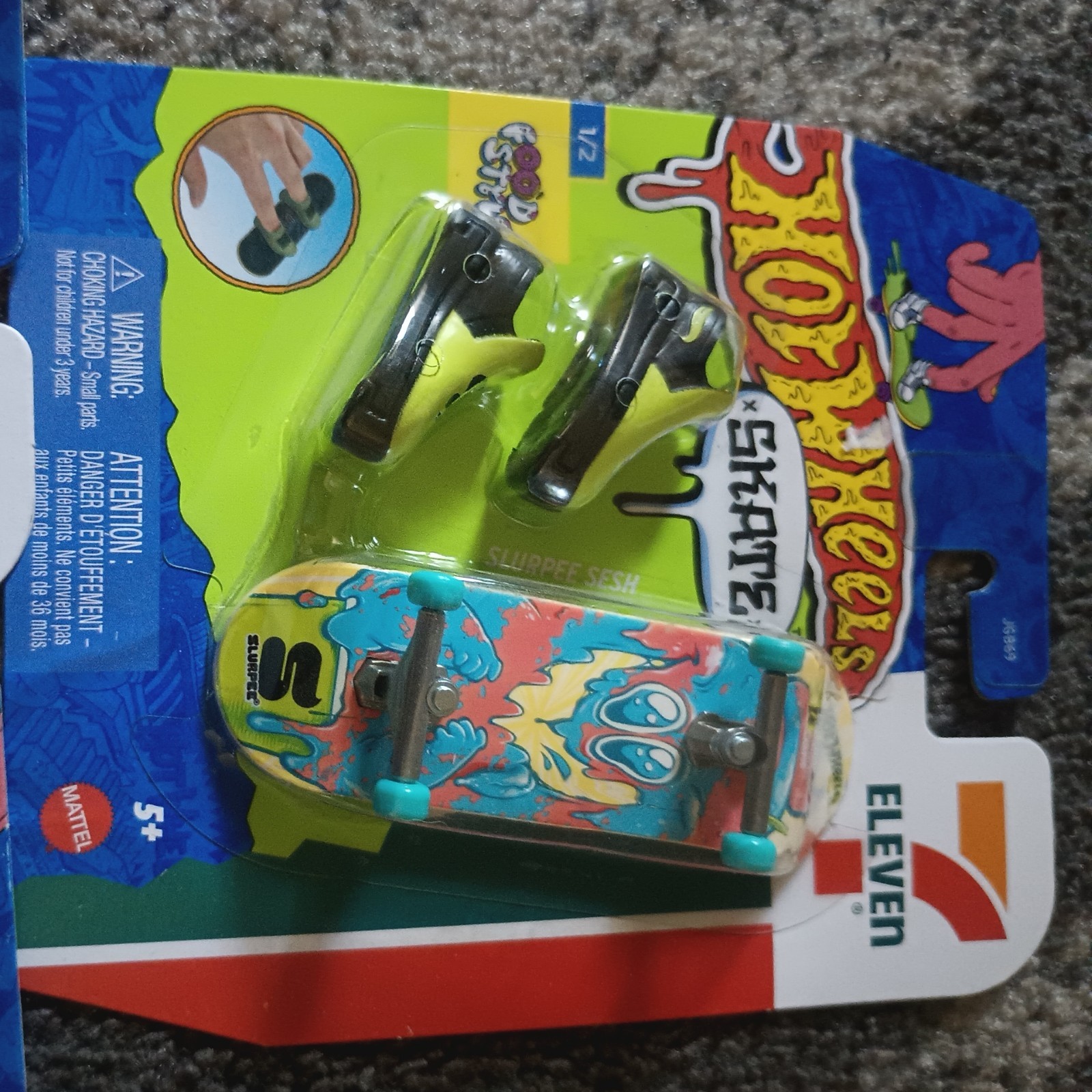 Hot Wheels Skate Fingerboard Food Style 711 Gas Station Exclusive Lot Of 3 Set