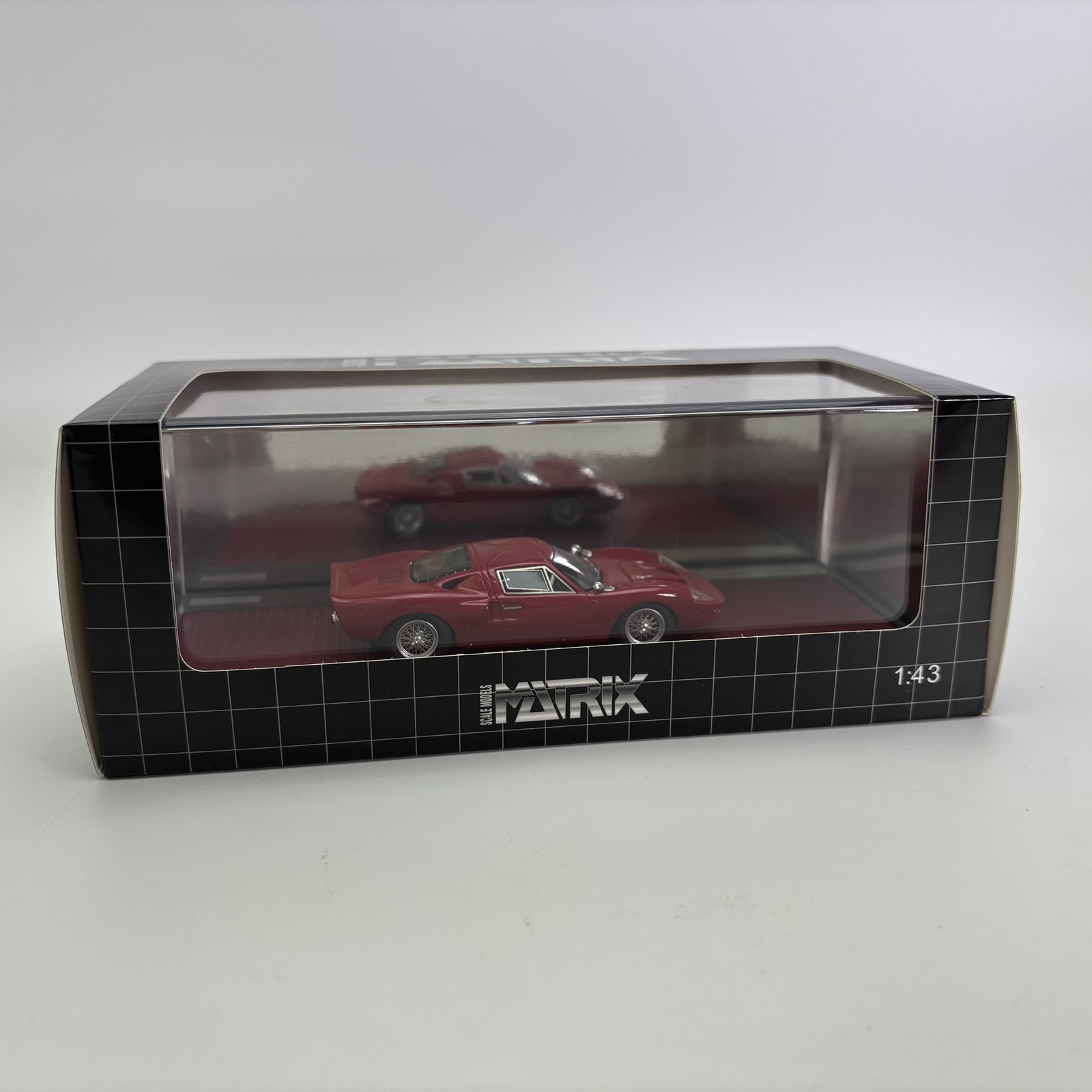Matrix 1/43 1967 Ford GT40 MkIII Red Resin Car Model
