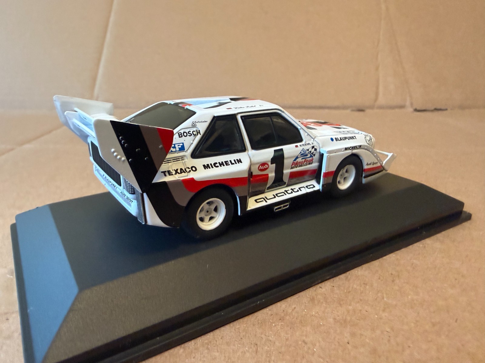 Audi Sport quattro S1 E2 #1 Winner Pikes Peak 1987 Walter Röhrl 1:43 CMR