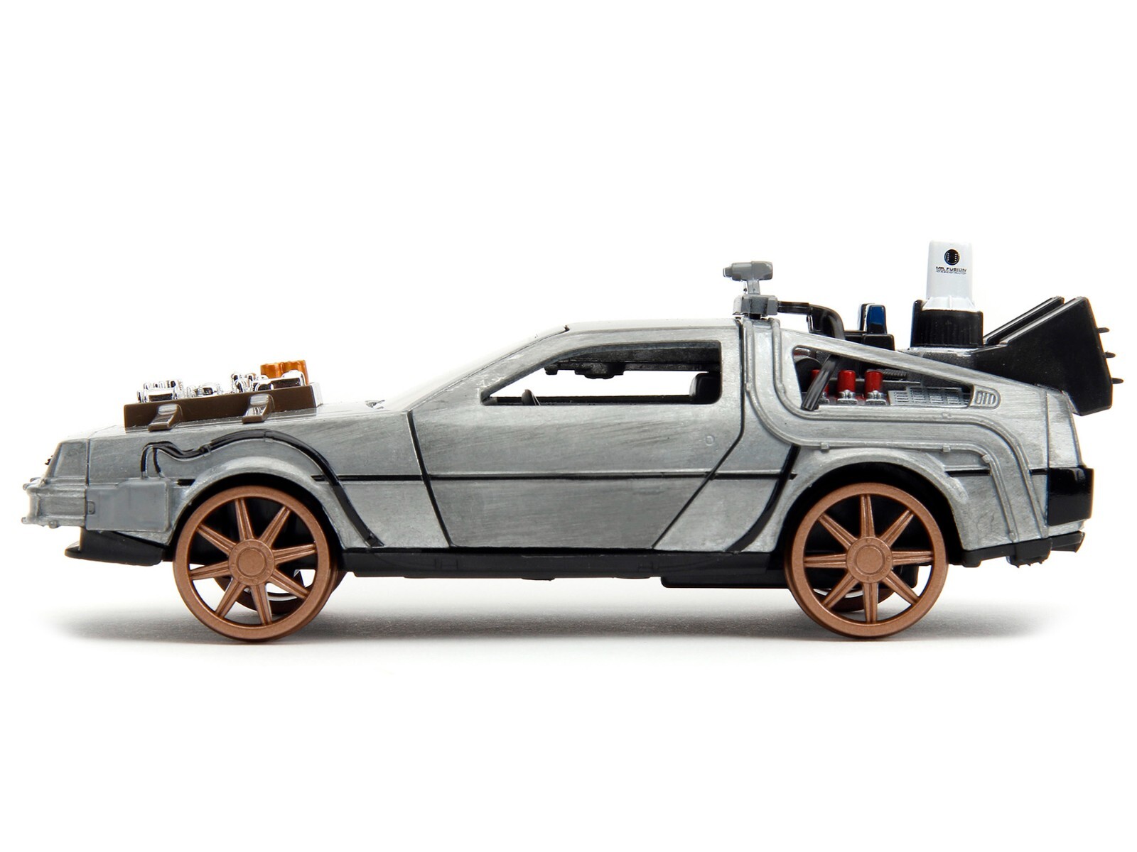 DELOREAN DMC TIME MACHINE TRAIN VER. “BACK TO THE FUTURE 3” 1/32 BY JADA 34786