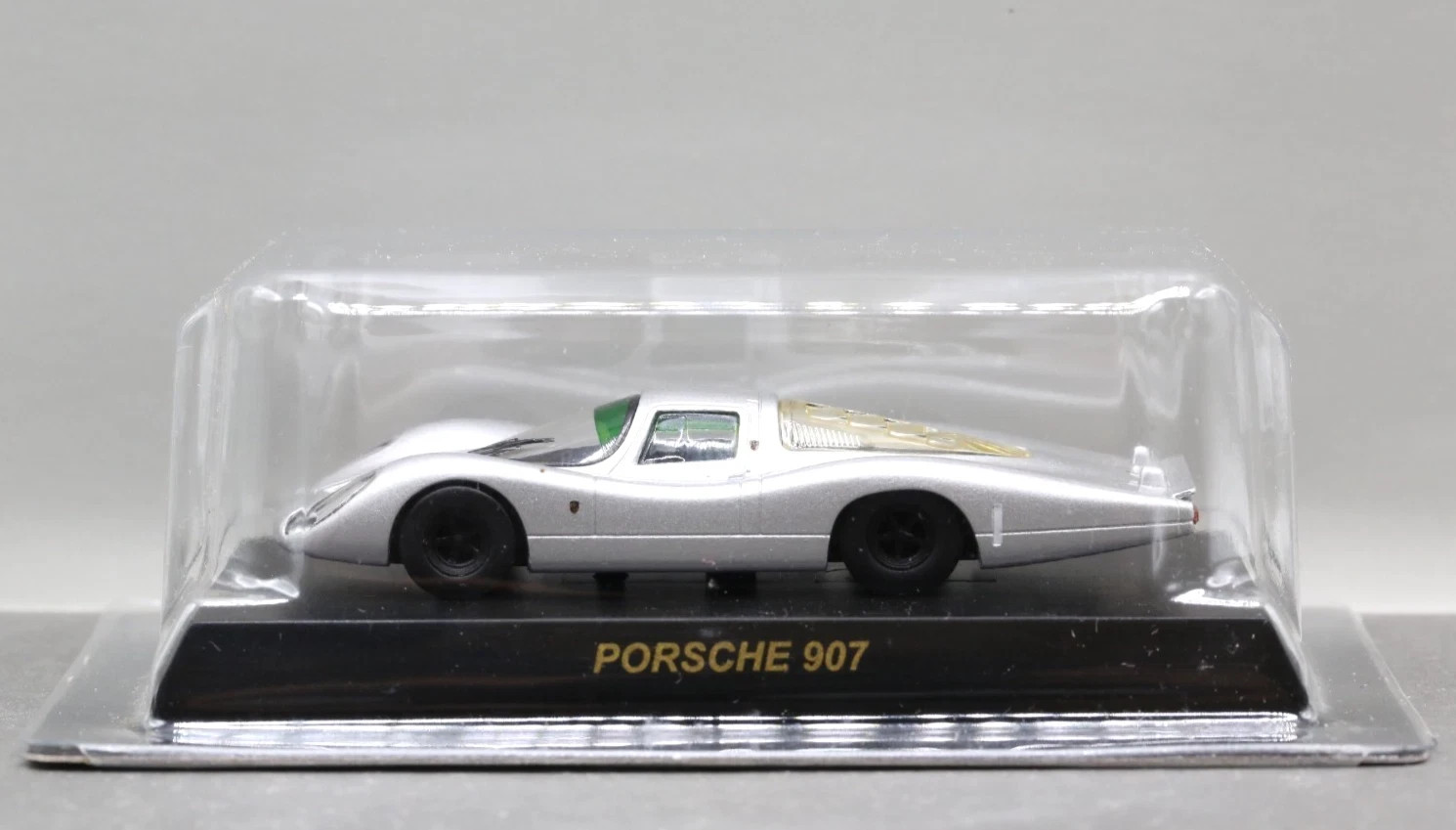 Kyosho 1/64 Porsche Collection 4 Porsche 907 LH Le Mans 24 Hours 1967 Silver