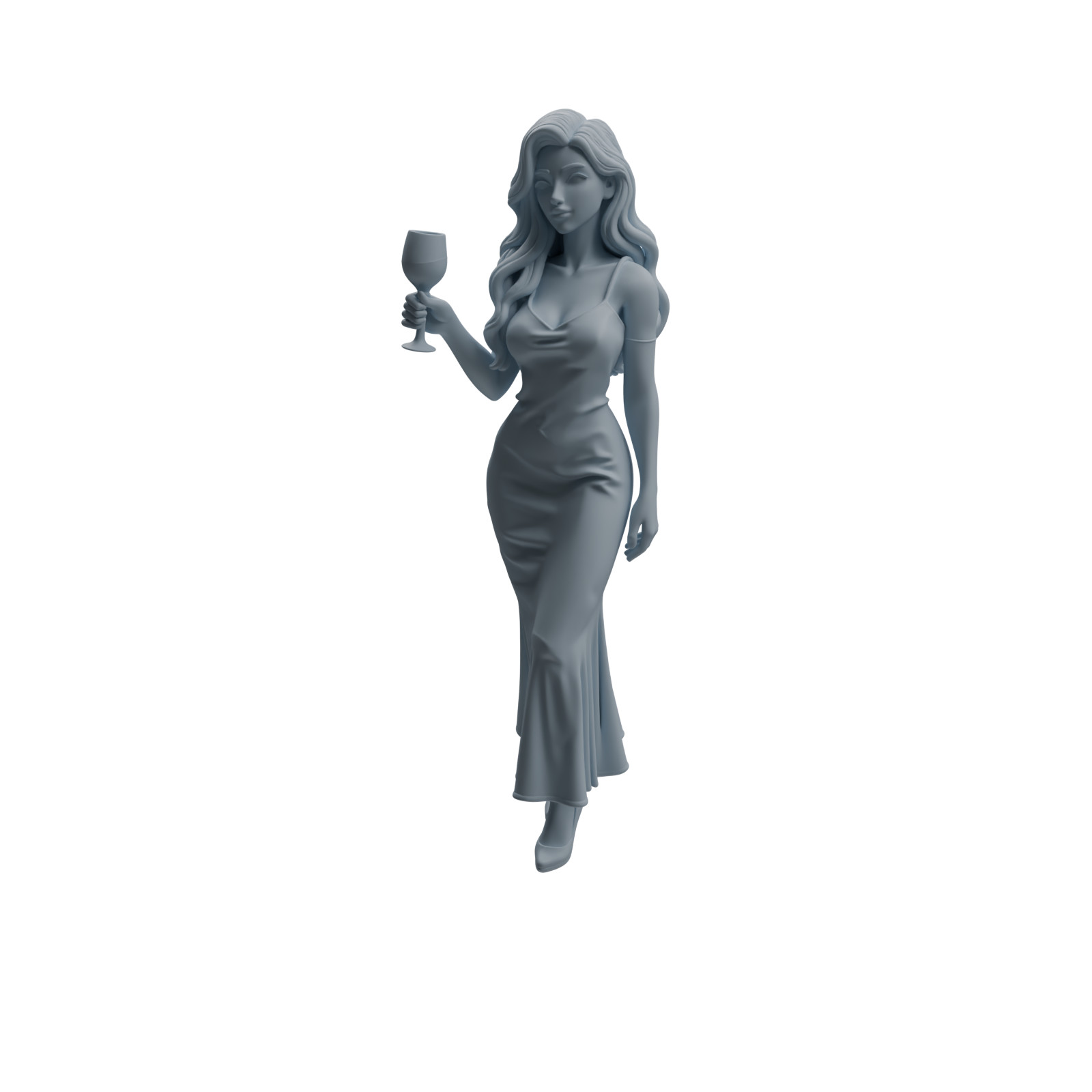 MRY-SFW 1/64/87 Banquet Female Guest Character HO N Scale Miniatures Diorama