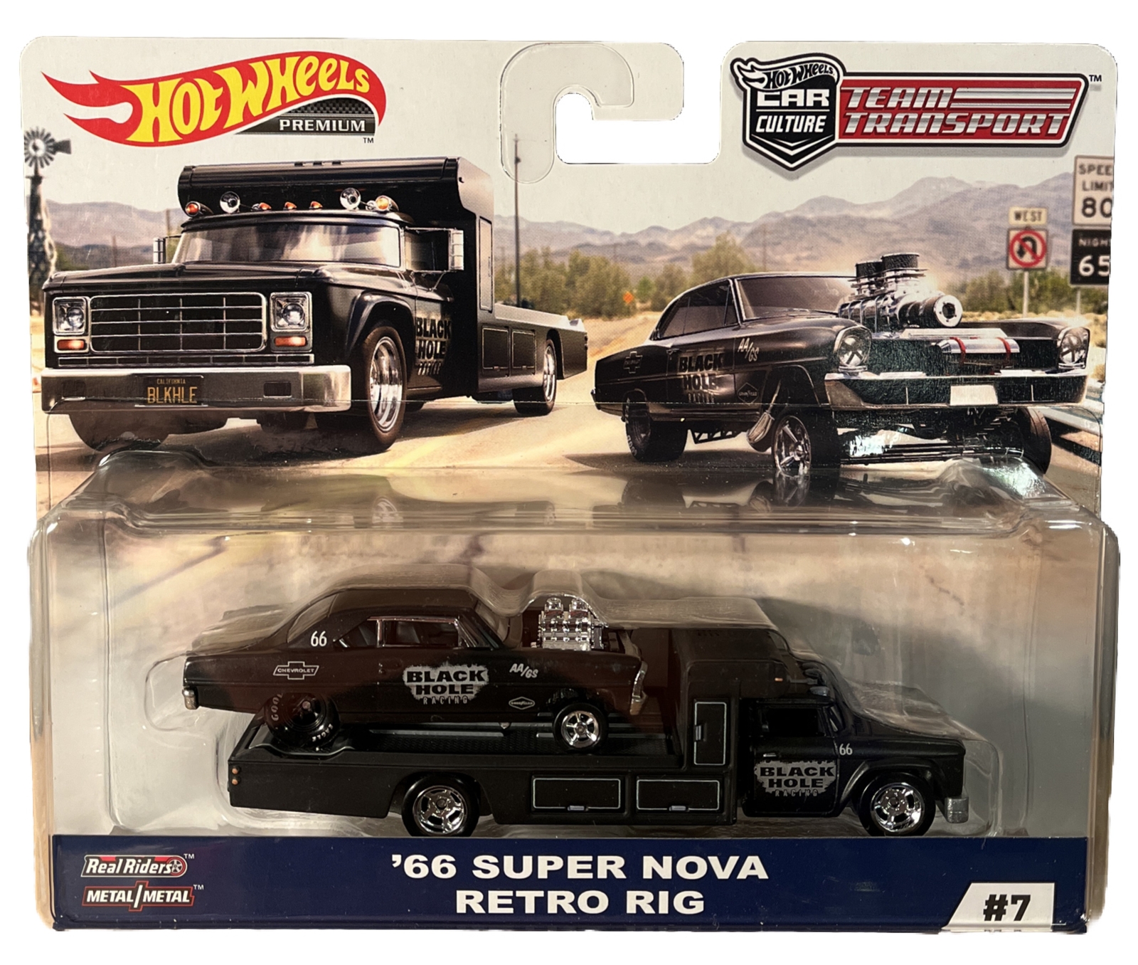 Hot Wheels Team Transport Car Culture ‘66 Super Nova Retro Rig (B64)