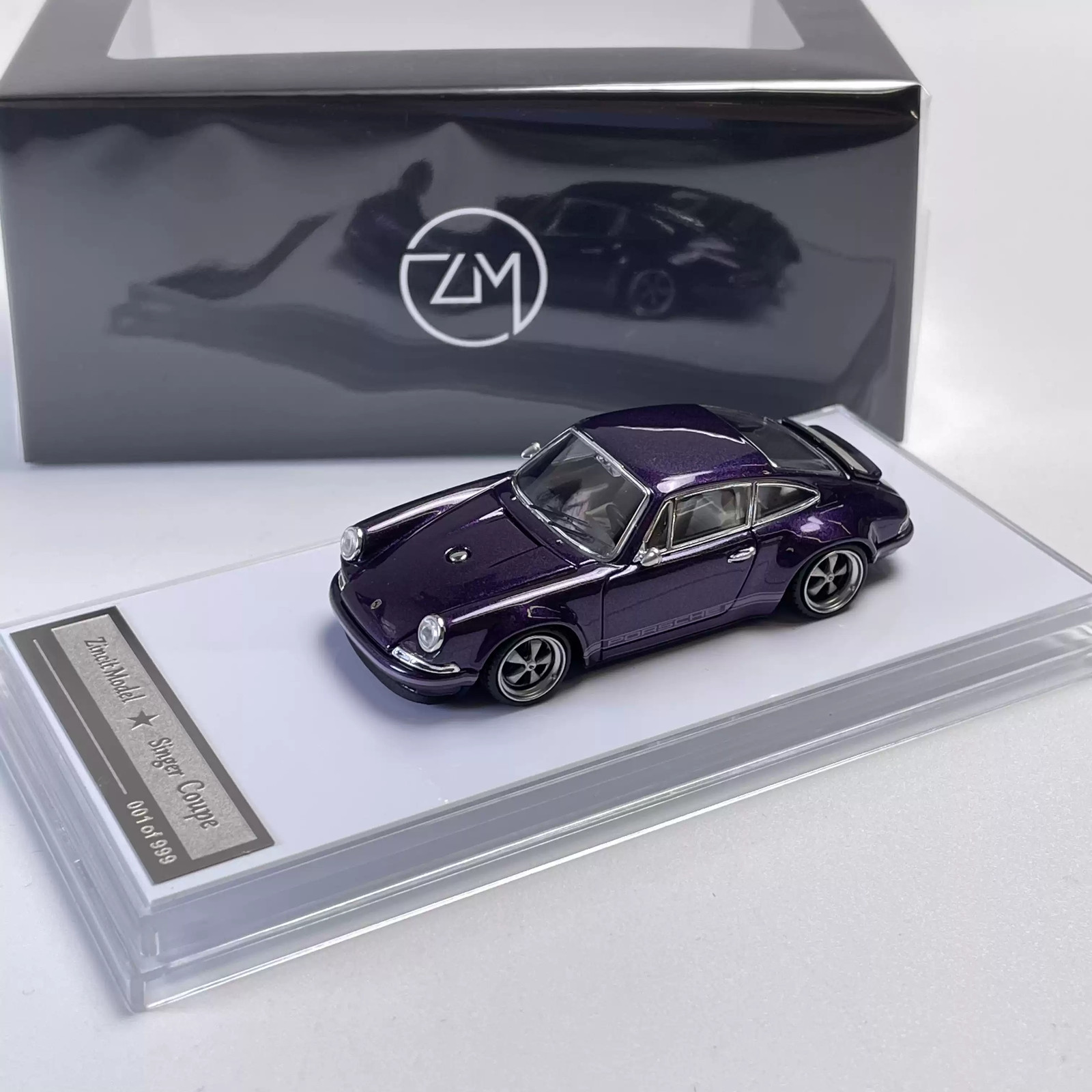 Zincit Model 1:64 Porsche 911 Singer DLS Coupe Alloy Car Model Die Collection