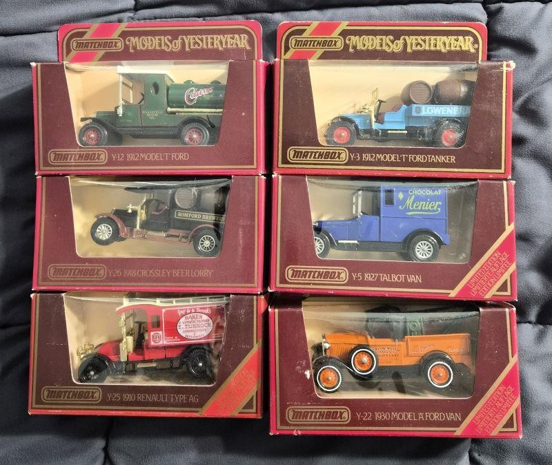Matchbox Model of Yesteryears Collection of 6 , made in United Kingdom, NIB