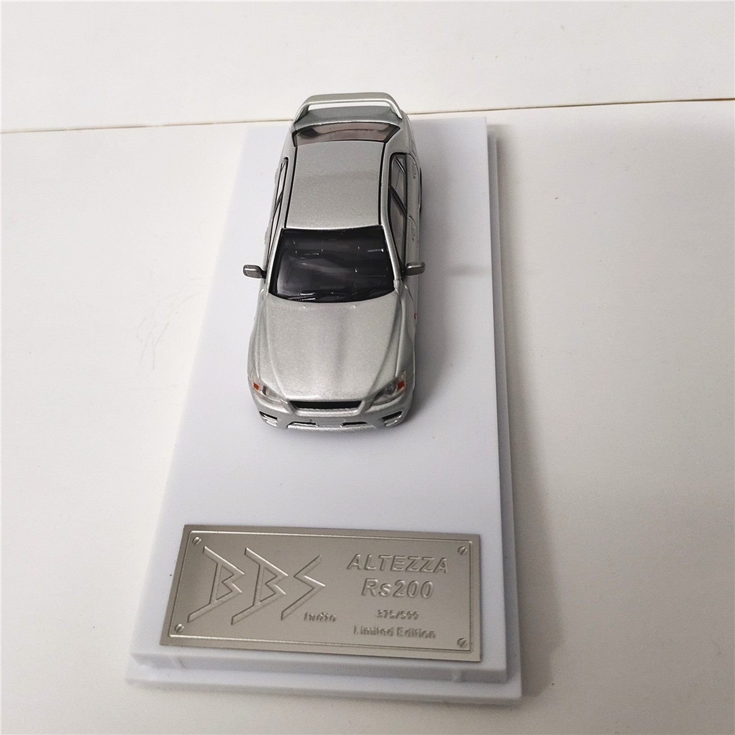 1:64 Diecast Altezza RS200 Silver Metallic Limited Collection Display Model