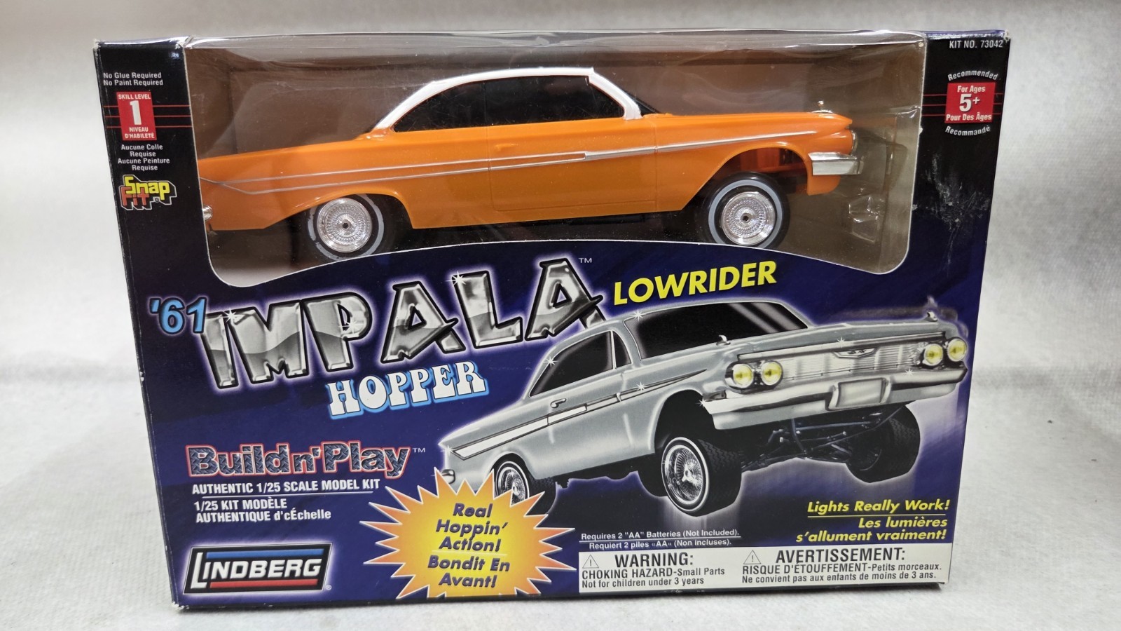 1/25 LINDBERG 1961 IMPALA HOPPER LOWRIDER ASSEMBLED WORKS