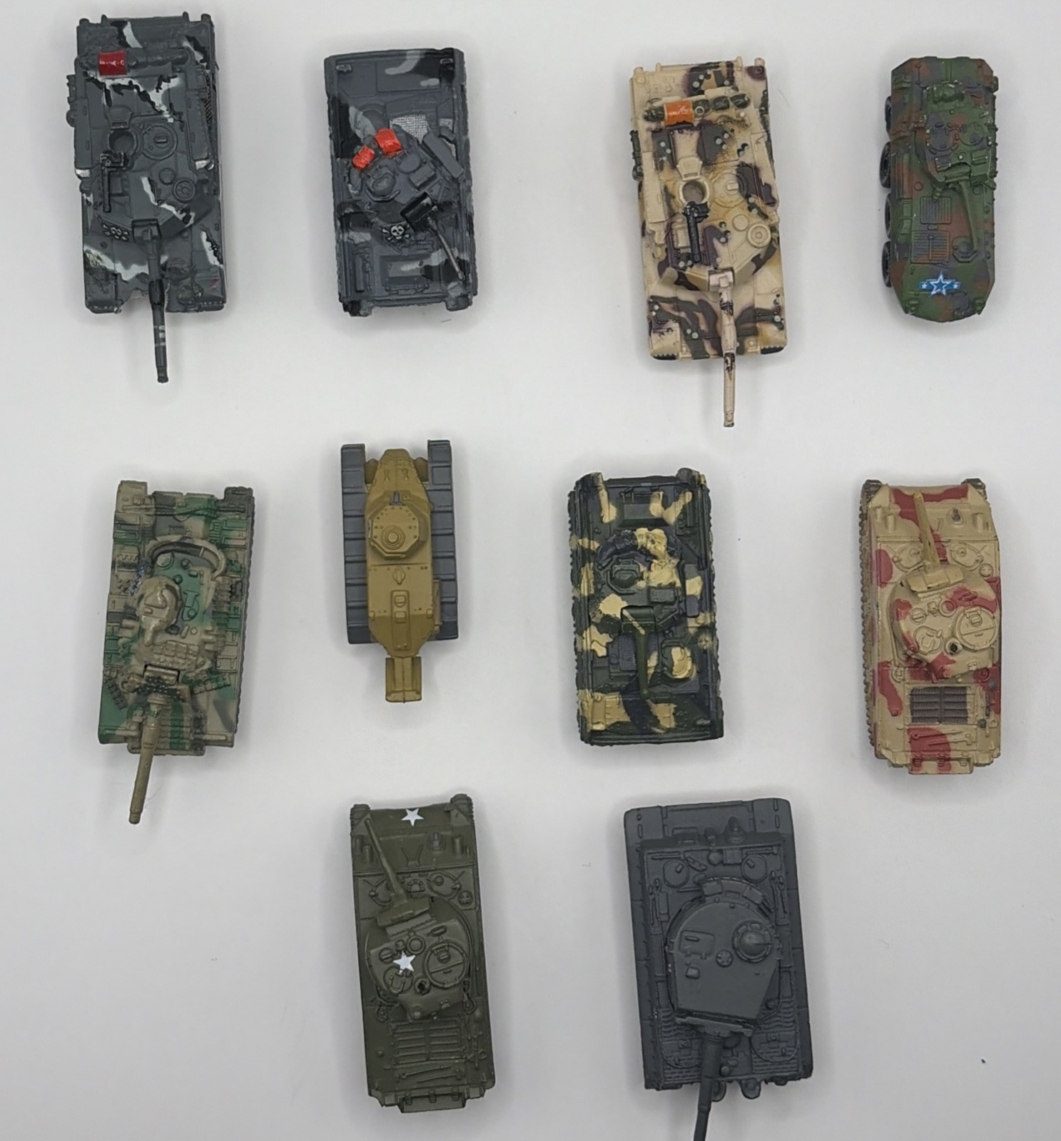 Vintage Galoob Micro Machines Military Vehicles Lot Of 10**NOT MINT HAVE WEAR