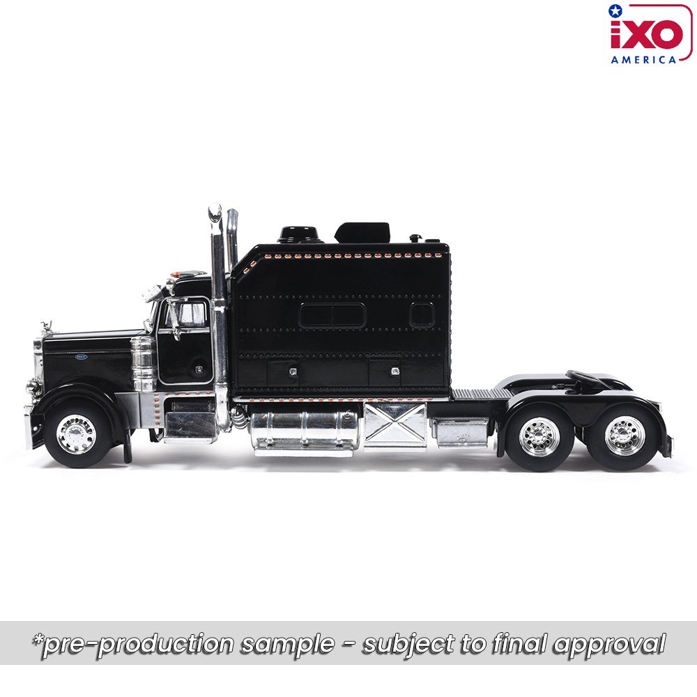 Peterbilt 379 Custom – Black Diecast 1:64 Scale Model – IXO 64TR016B