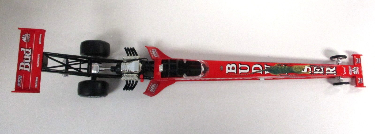 ACTION KENNY BERNSTEIN BUDWEISER LOUIE THE LIZARD 1998 TOP FUEL DRAGSTER 1/24