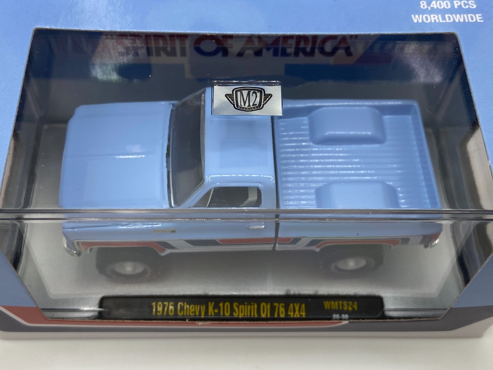 M2 Machines 1976 Chevy K-10 Spirit of 76 4×4 Blue