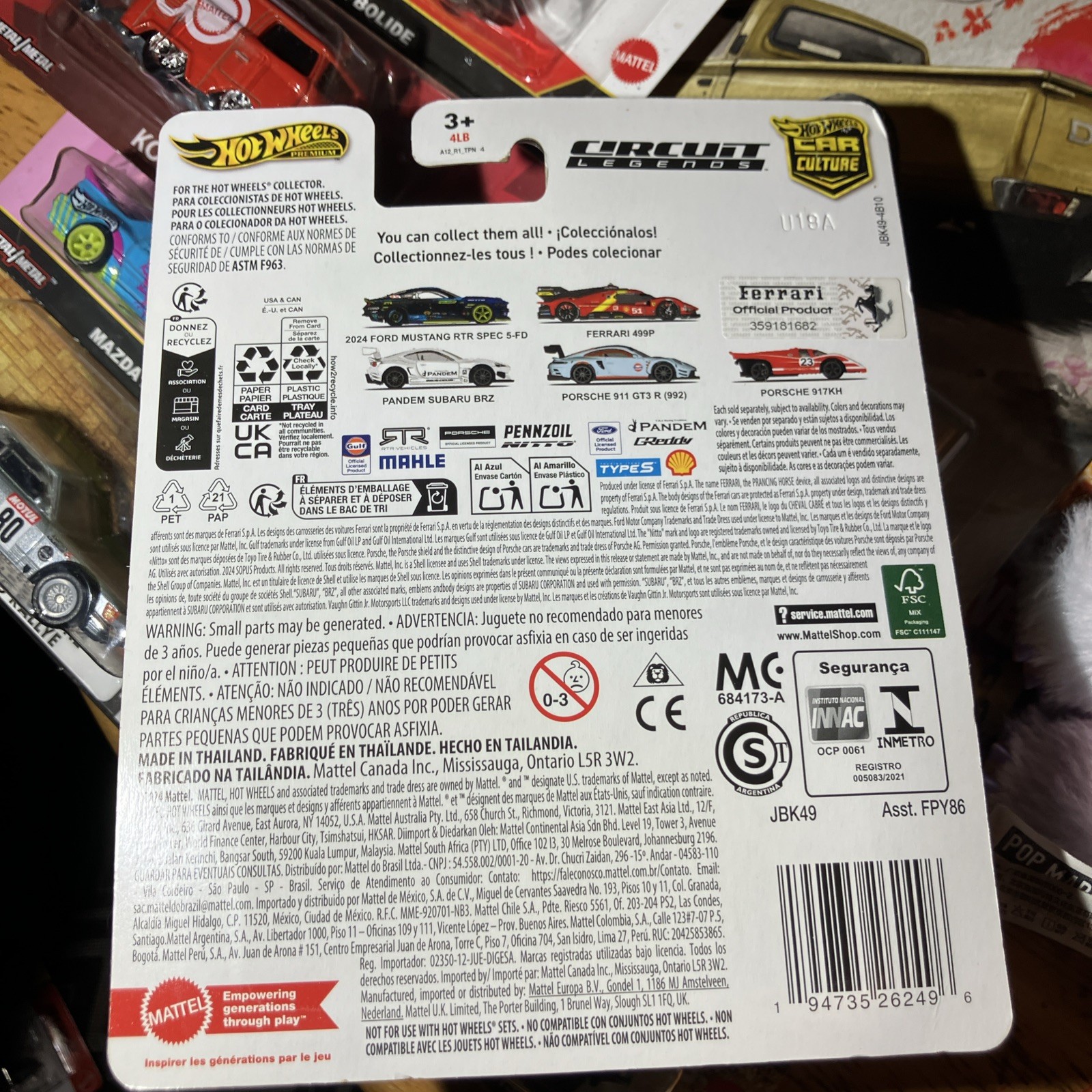2025 Hot Wheels FERRARI 499P Premium Circuit Legend 🍒Red