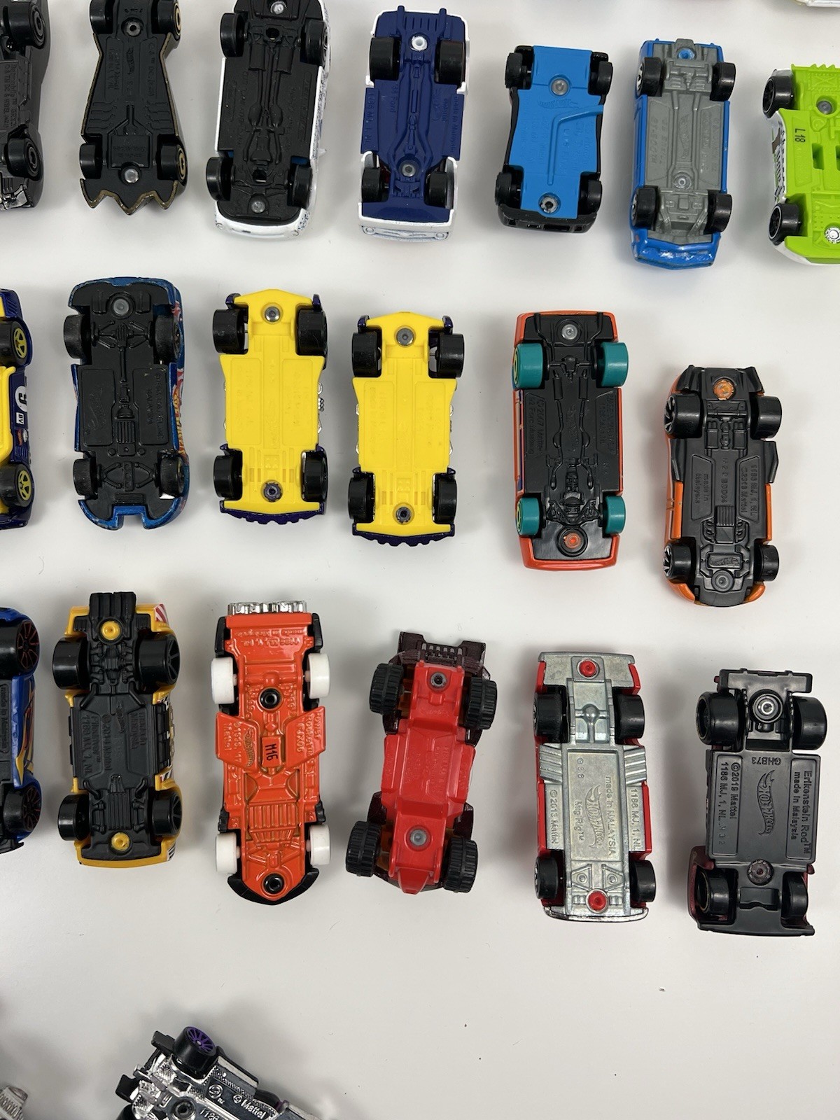 Hot Wheels Matchbox Mixed Lot Of 46 Race Car Style Metal Die Cast Vehicles Loose