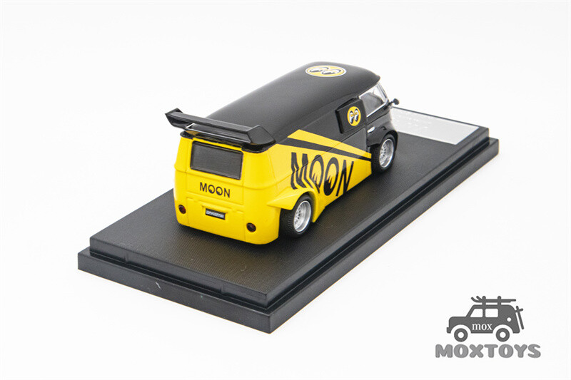 Mini Station 1:64 RWB-Targa Beetle T1 Van Trailer Set Mooneyes Model Car