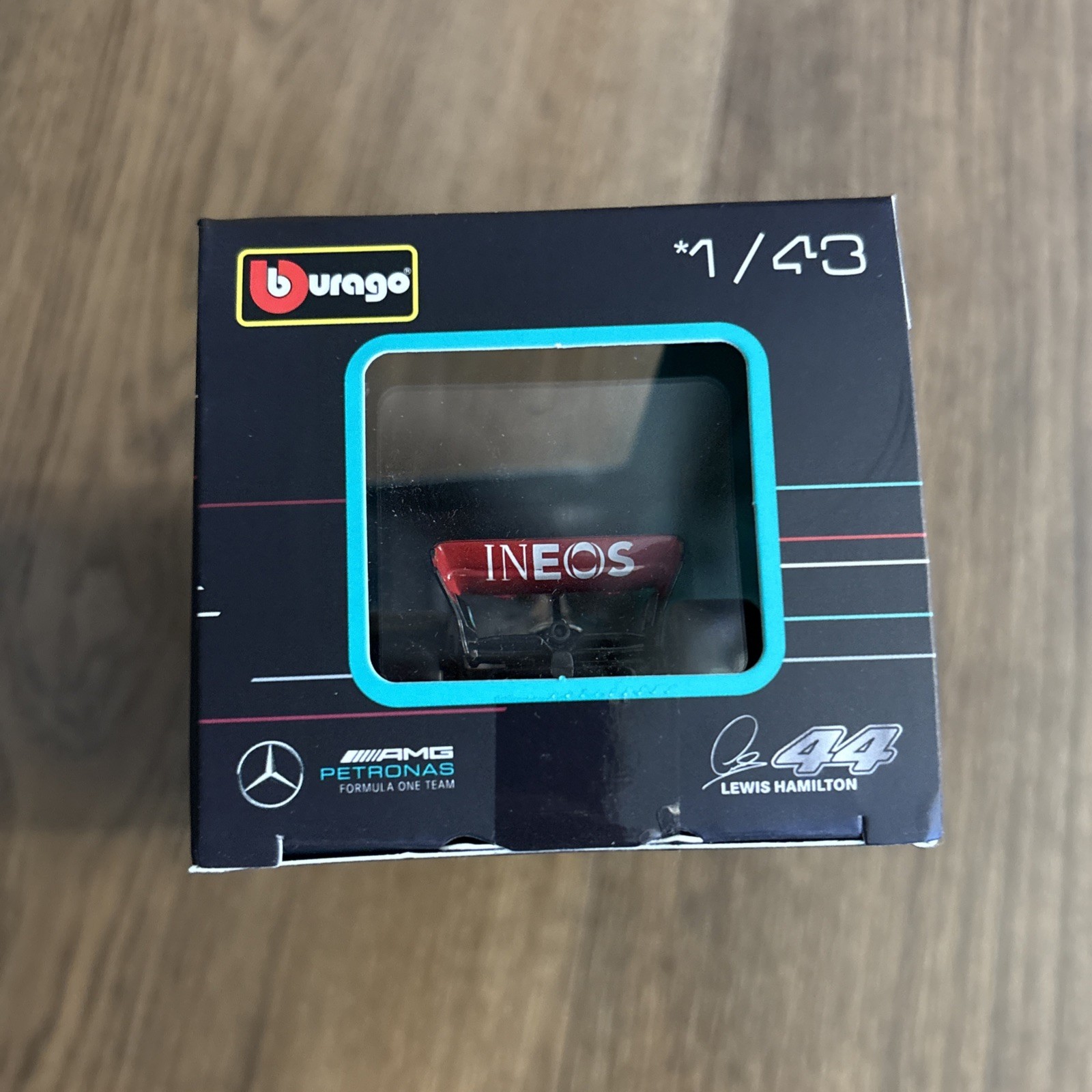 Bburago 1/43 Mercedes-AMG Petronas F1 W13 E-Perfromance Lewis Hamilton 2022 #44
