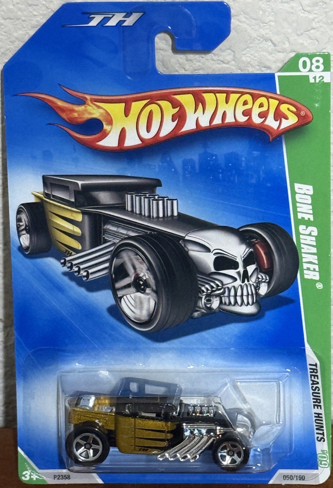 Hot Wheels 2009 Treasure Hunt BONE SHAKER – Protector