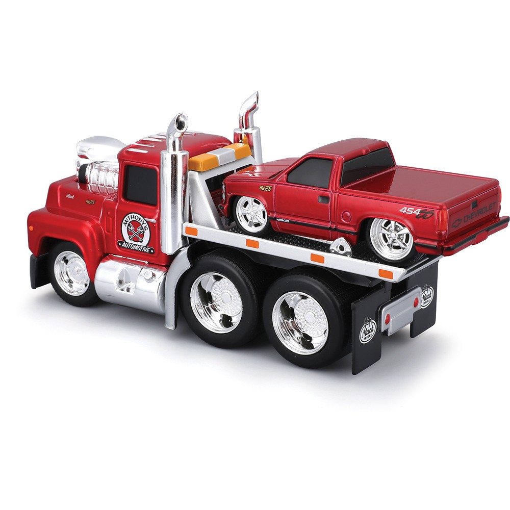 1980 MACK R685ST Flatbed & 1993 Chevy 454 SS – Muscle Transports