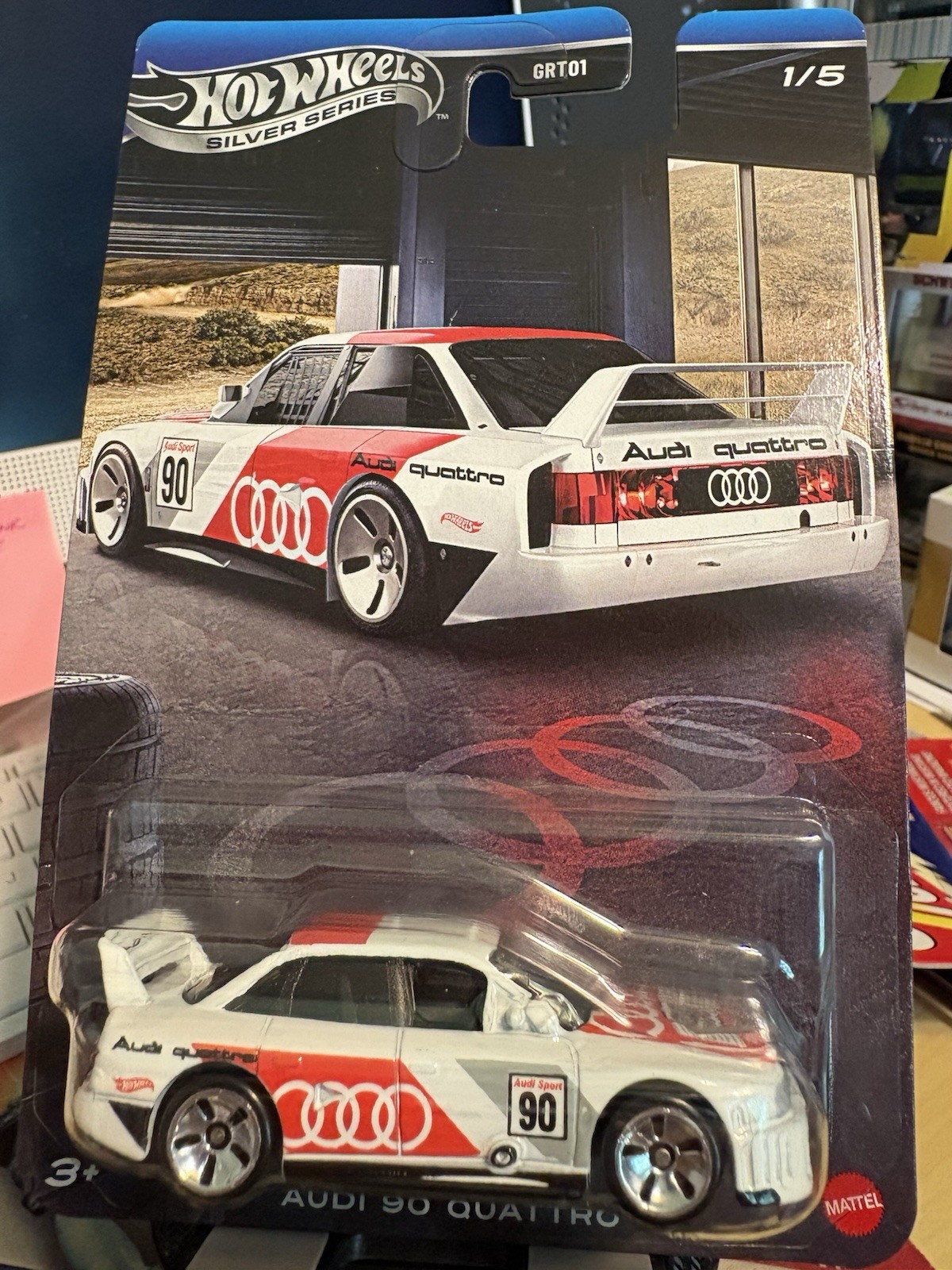 2026 Hot Wheels Silver Series Audi #1 Audi 90 Quattro 1/5