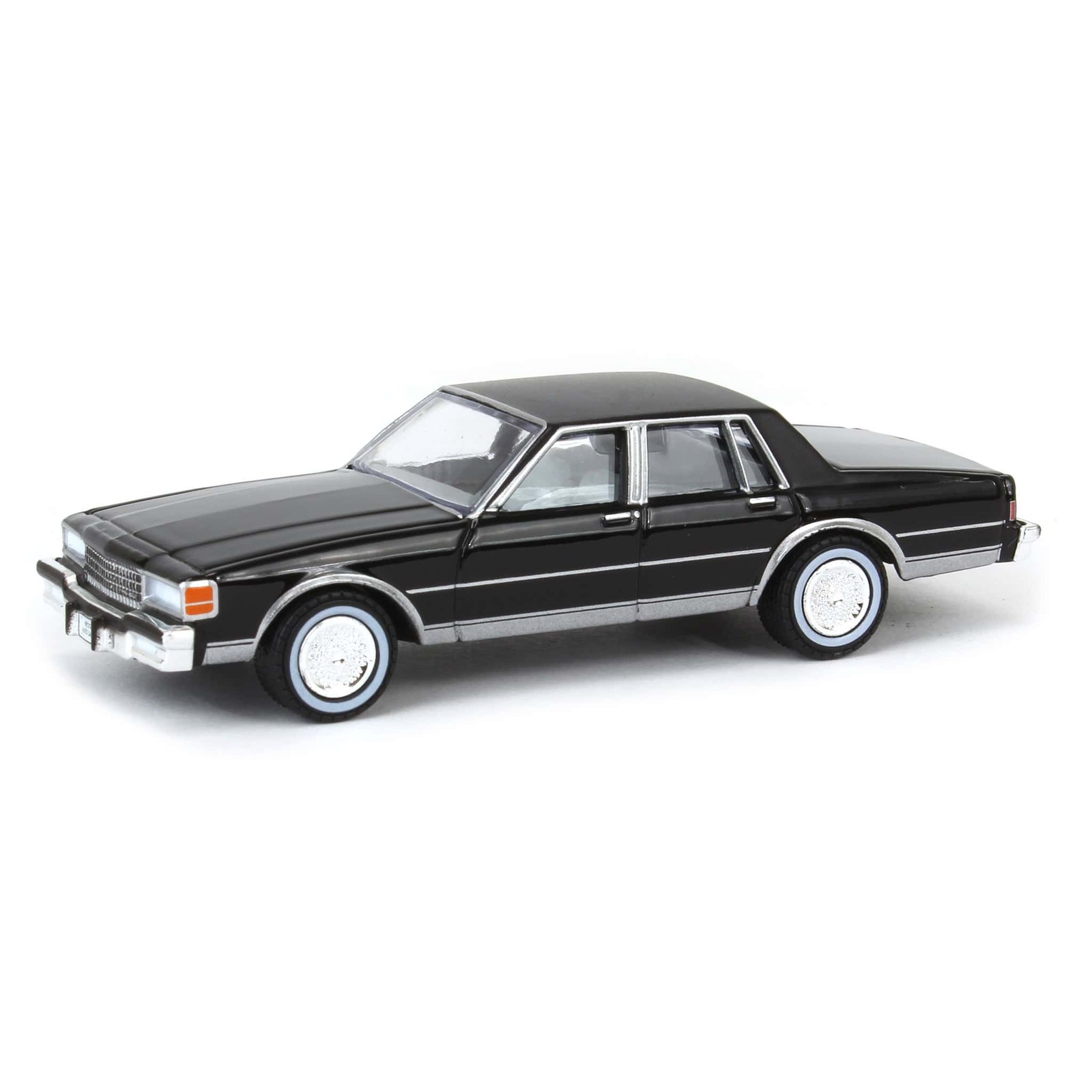 1/64 1988 Chevy Caprice Classic Brougham, Black, Rick’s Auto Sales GL51624