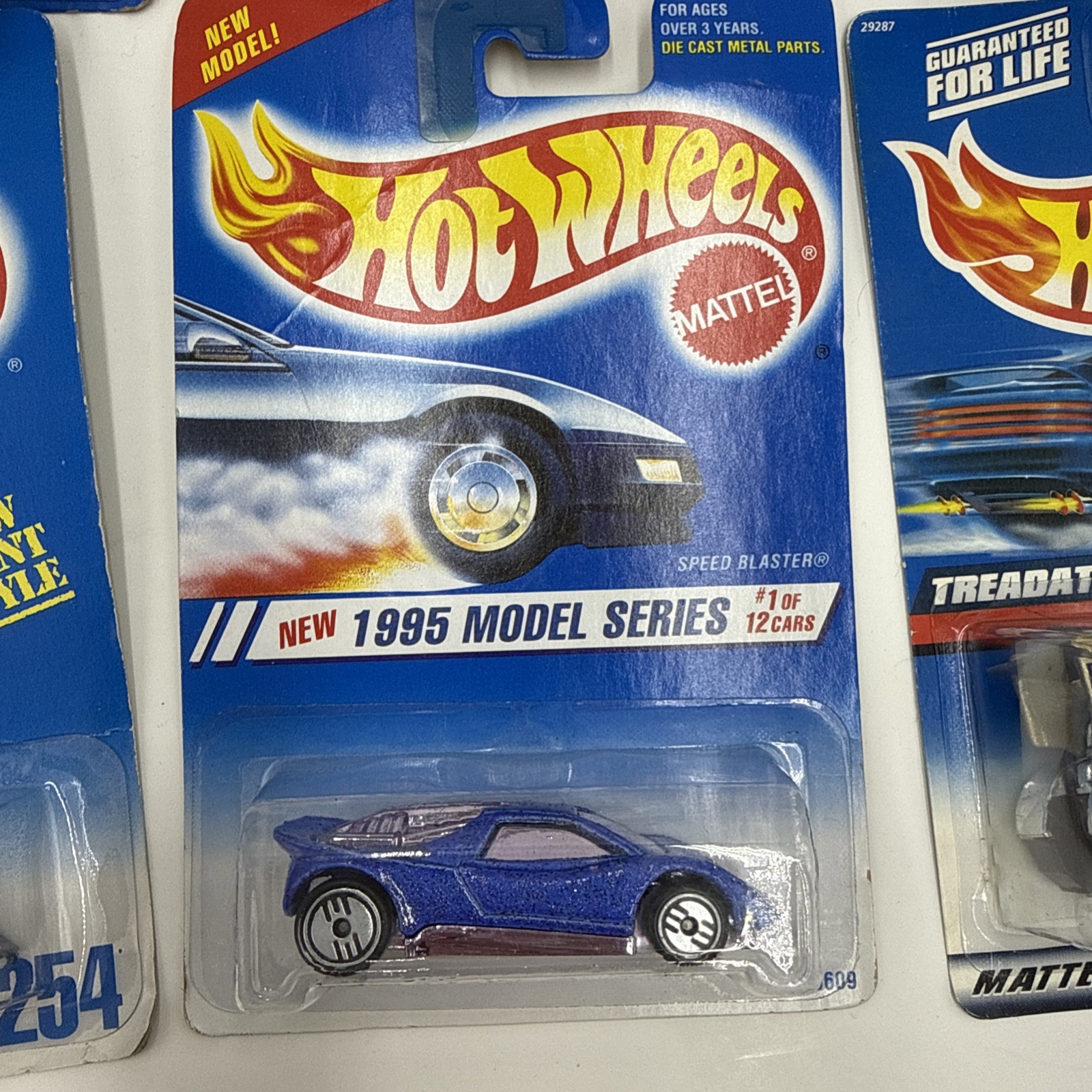 Hot Wheels 1990s New in box lot 6 Cars Mattel