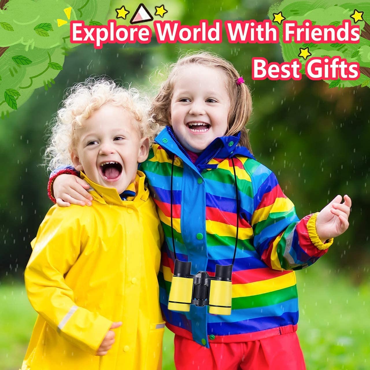 Binoculars for Kids Best Gifts for 3-12 Years Boys Girls High-Resolution Opti…