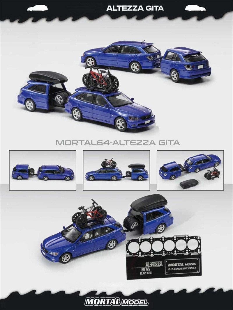Mortal 1:64 ALTEZZA GITA ELIXIR Diecast Model Car