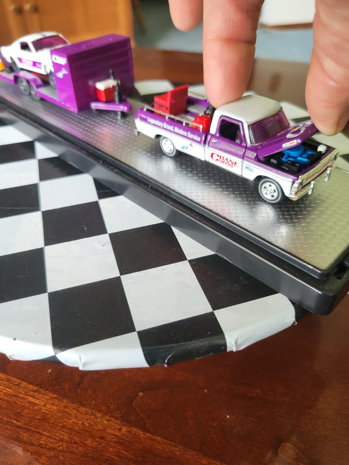 m2 Custom Purple Hornies Flow tech 69 Ford F100 Ranger Truck & 66 Ford Mustang
