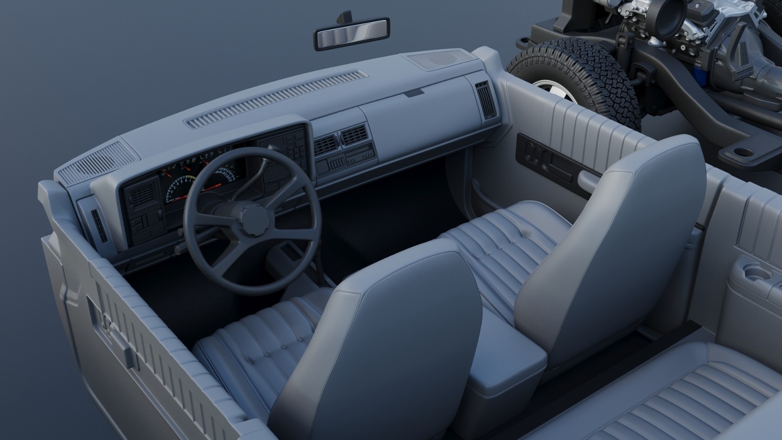 3d printed GMC Yukon 2 Door 1992 model car collectible replica