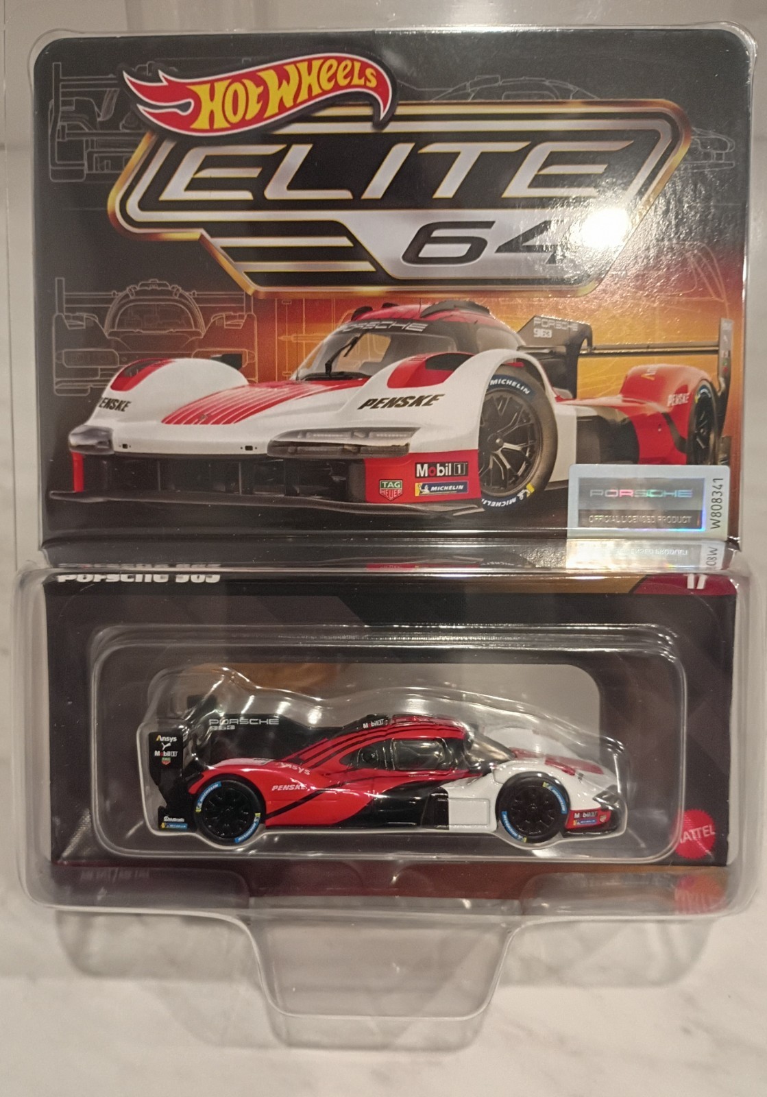 2025 Hot Wheels Elite 64 # 17 Penske Porsche 963 New Sealed