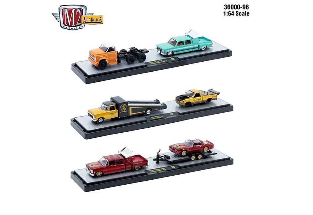 M2 Machines 1:64 Auto-Haulers R96 Ford, Chevrolet, GMC Choose & Pick 36000-96-6D