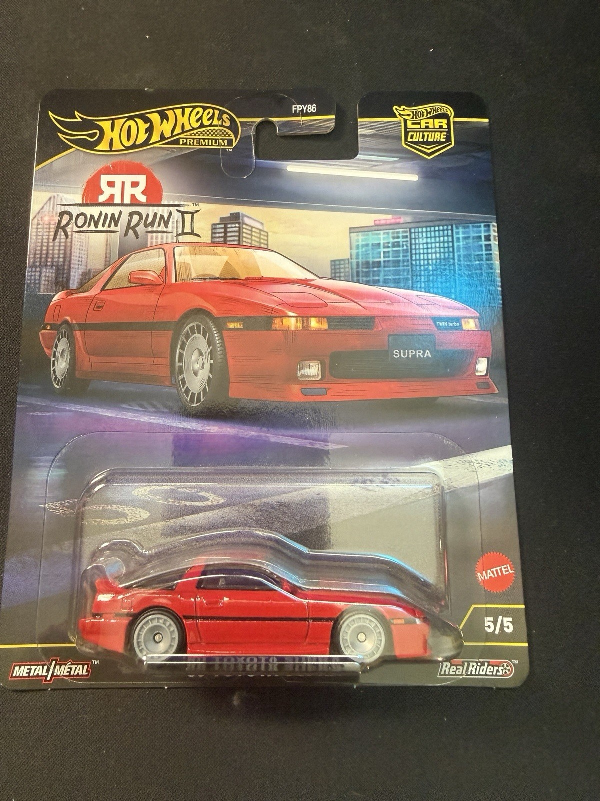 HOT WHEELS 2025 RONIN RUN II CAR CULTURE (SET OF 5) HONDA CIVIC, NISSAN, TOYOTA