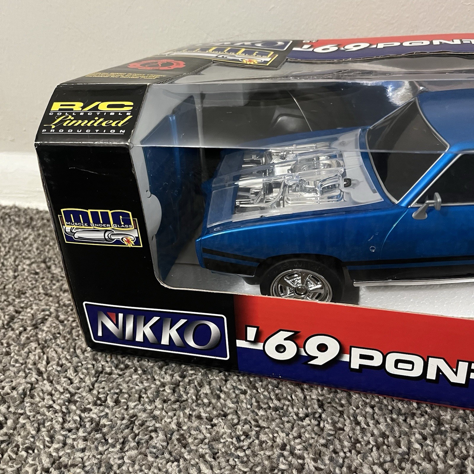 Vintage NIKKO RC 1969 Pontiac GTO Great Shape (Mug Series) 1:16 Radio Controlled