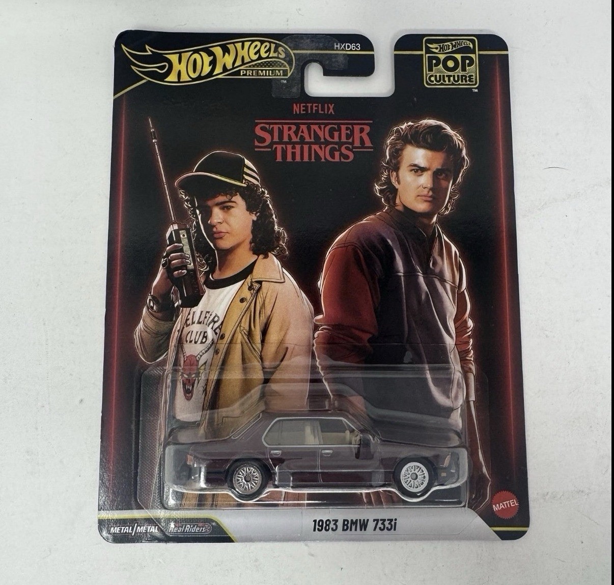 In Hand Hot Wheels Premium 2025 Pop Culture Stranger Things 1983 BMW 733i New!