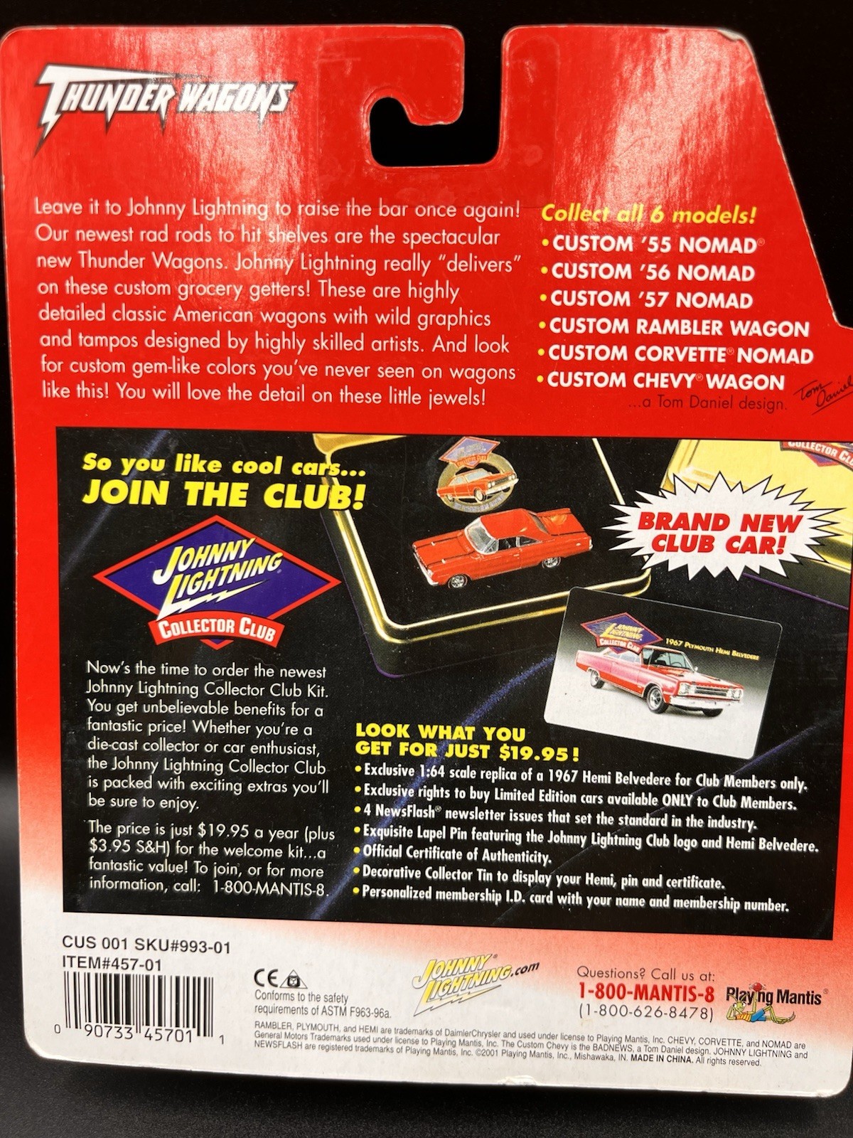Johnny Lightning Die Cast Car 1/64 Collection- Lot Of 6 In Original Package